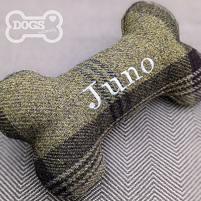 Personalised Bone Toy Country Green